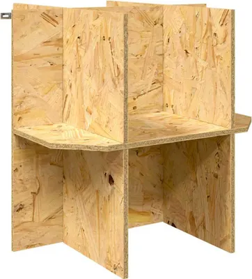 Immagine prodotto di vidaXL Base per terrario marrone 50 x 50 x 50 x 50 cm OSB