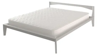 Productafbeelding van Gevoerde Waterdichte Matrasbeschermer - 160 x 195 cm - Wit