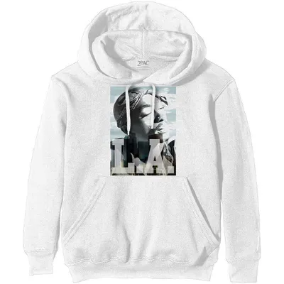 Productafbeelding van 2Pac LA Skyline Witte Hoodie
