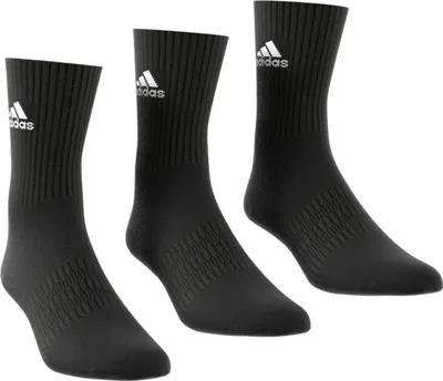 Produktbild von 3er Pack adidas Cushioned Crew Socken black/white S (37-39)