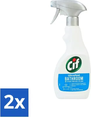 Produktbild von Cif - Badezimmerspray - Creme - Super Fast - 500ml - Vorteilspack - 2 Stücke