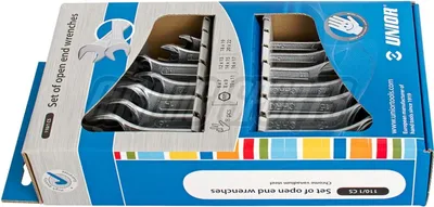 Produktbild von Unior Doppelgabelschlüssel-Set 110/1CS