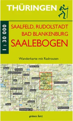 Obrázek produktu pro Turistická mapa Saalebogen, Saalfeld, Rudolstadt, Bad Blankenburg