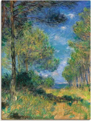Produktbild von ARTland Leinwandbild Nadelbäume in Varengeville. 1882 Größe: 60x80 cm