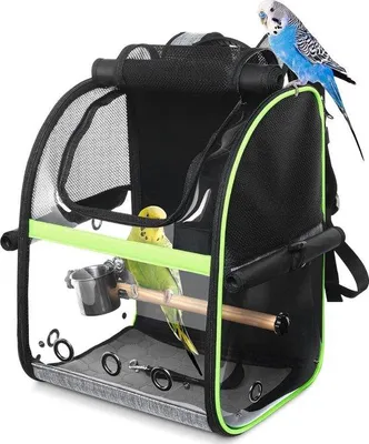 Produktbild von Vogeltransportkiste - Transportbox für Vögel - Vogelreisekoffer - Vogeltransporttasche