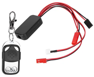 Obrázek produktu pro Simulovaný přijímač dálkového ovládání pro ovládání navijáku s konektorem, vhodný pro RC auto SCX10, D90 a D110 v měřítku 1:10