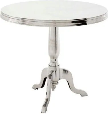 Produktbild von Casa Padrino Aluminium Beistelltisch 80 x H. 74 cm - Luxus Wohnzimmermöbel