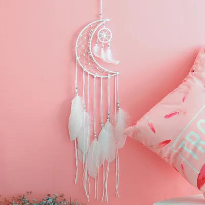 Obrázok produktu pre Domácnosť Nástenné závesné ručne tkané Dreamcatcher Windchime prívesok záhradné dekorácie