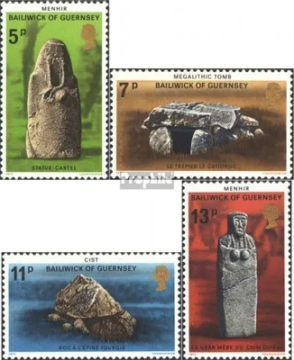 Produktbild von Briefmarken GB - Guernsey 1977 Mi 149-152 (kompl.Ausg.) postfrisch Denkmäler