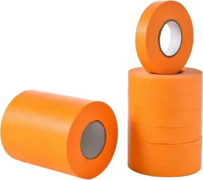 Produktbild von 6 Rollen Profi Goldband Klebeband 50 m  x 30 mm - Malerband Gold Kreppband - Abdeckband für Maler und Lackierer - Krepp für Innen und Außen - Malerkrepp - Vielseitiges Klebeband für Malerarbeiten