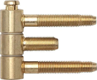 Produktbild von SFS Stahlzargenband (Türband) 3-teilig, Einbohrband 16x46,7mm Stahl vermessingt