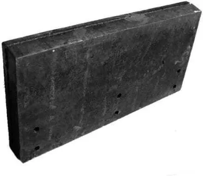Produktbild von Gummischild für Schneepflug 52 x 25 x 5