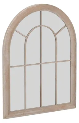 Zdjęcie produktu dla Lustro ścienne łukowe, 69,5 x 88 cm, rustykalna metalowa rama