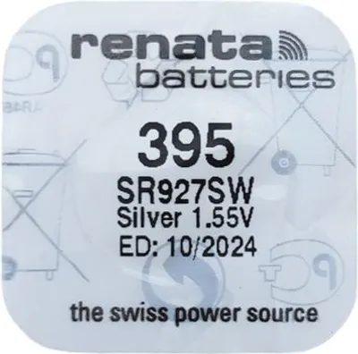 Produktbild von Renata 395 SR927SW Uhrbatterie 1 55V Lithium 053517549579