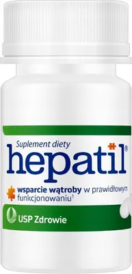 Produktbild von HEPATIL für Lebergesundheit und Stoffwechsel USP Health 80 Tabletten