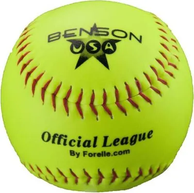 Obrázek produktu pro Benson VSPB12Y 12palcový šitý oficiální ligový tréninkový softbalový míč