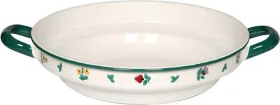 Produktbild von RIESS 0220-049, Obstschale, Rund, Emaillierter Stahl, Mehrfarbig, Weiß, 3 l, Portion