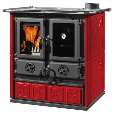 Produktbild von La Nordica Rosetta 5.0 Majolika Küchenofen Bordeaux