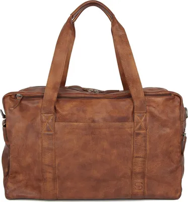 Produktbild von SPIKES & SPARROW Leder Reisetasche Schultertasche Brian Weekender Brandy braun