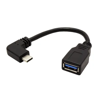 Obrázek produktu pro ROLINE 11.02.9031, 0,15 m, USB A, USB C, USB 3.2 Gen 1 (3.1 Gen 1), Černá