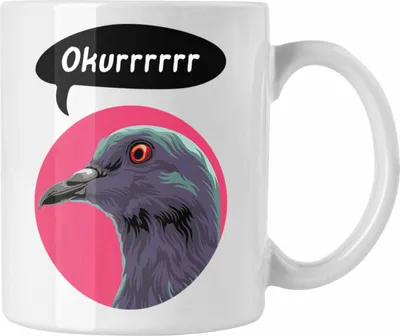 Produktbild von Trendation - Tauben Geschenkidee Tasse mit Spruch für Taubenbesitzer Geschenk Taubenzüchter (Weiß)