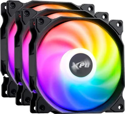 Obrázek produktu pro XPG VENTO 120 ARGB PWM, Ventilátor, 12 cm, 300 ot/min, 1850 ot/min, Černá