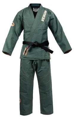 Productafbeelding van Venum BJJ Kimono Elite 5.0 (450 GSM) - Waldgroen - Maat A2
