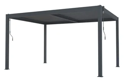 Obrázok produktu pre Bioklimatická pergola G21 Austin 4x3 m, antracitová hliníková