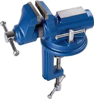Produktbild von Bahco Tragbarer Schraubstock mit runder Führung und austauschbaren Backen, 63 mm