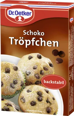 Produktbild von Dr. Oetker - Schoko Tröpfchen Backzutat - 75g