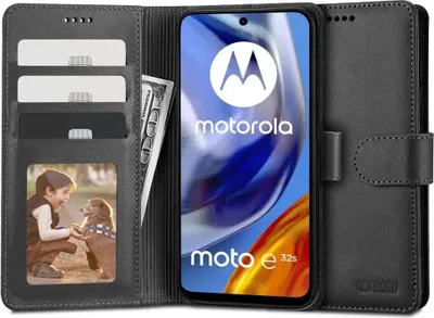 Obrázek produktu pro Peněženka Tech-Protect pro Motorola Moto G22 / E32 / E32S - černá
