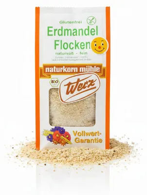 Produktbild von Werz Erdmandel Flocken, Erdmandel-Flocken, 250 g, Erdmandeln