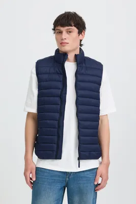 Image de BLEND BHRomsey Gilet matelassé pour hommes Gilet d'extérieur avec col montant