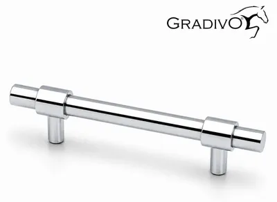 Produktbild von Möbelgriff Küchengriffe Schrankgriff Bügelgriff Schubladengriffe 624 Chrom 128 mm