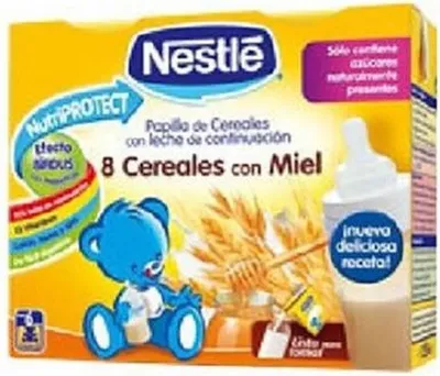Produktbild von Nestle Nestlé Milk and Cereal Pajamas With Honey 2 X 250ml
