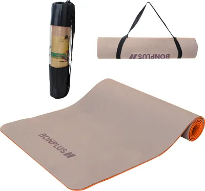 Produktbild von Bonplus BP | Yoga- und Pilatesmatte | Sportmatte | Inklusive Schultergurt und Tragetasche | Ideal für den Sport zu Hause | Ökologisches TPE