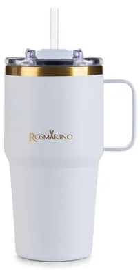 Image de Mug isotherme Rosmarino MegaCup Gold 580 ml – Bleu et or