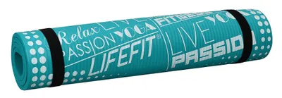 Obrázek produktu pro Podložka LIFEFIT® YOGA MAT EXKLUZIV , 100x58x1cm, tyrkysová