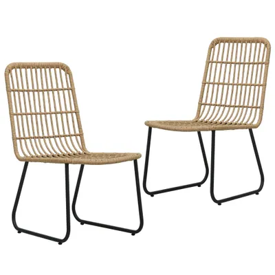 Immagine prodotto di set da pranzo da giardino 3 pezzi in polirattan e vetro