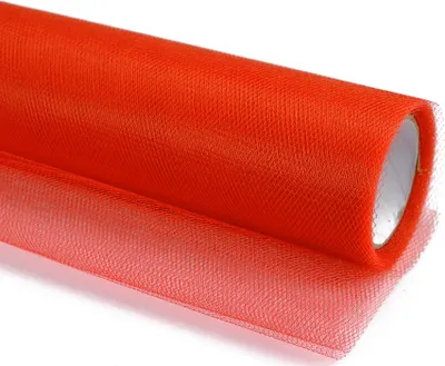 Produktbild von Uni-Tüll, rot, 15cm x 9m, 1 Stk.