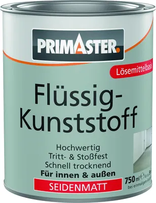Produktbild von Primaster Flüssigkunststoff seidenmatt 750 ml silbergrau