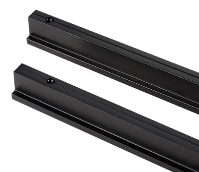 Image de Solidchoice - Lot de 2 poignées en aluminium en forme de L pour armoires et meubles