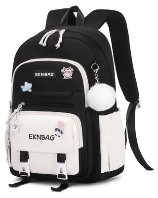 Obrázok produktu pre Školská taška pre dievčatá 20 l, nylon, čierna, pre školu