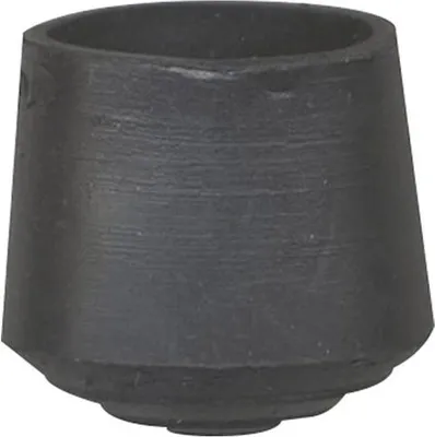 Produktbild von Gummipuffer Endstück Envel.caout.schwarz D18 Sc - Iso