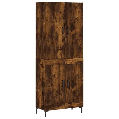 Immagine prodotto di Credenza Rovere Fumo 69,5x34x180 cm in Legno Multistrato