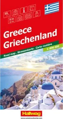 Produktbild von Hallwag Strassenkarte Griechenland 1:800.000