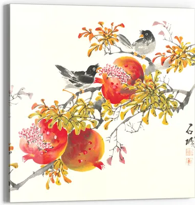 Produktbild von DEQORI Glasbild Echtglas 30x30 cm 'Stille Eleganz' Wandbild Bild modern Deko