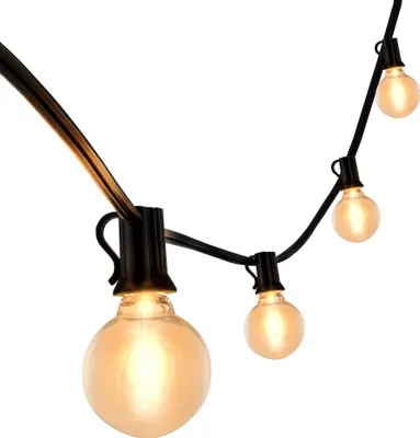 Produktbild von Ledvion Lichterkette 45M, 75x E12 LED, Wasserdicht IP44, 22.5W, 2700K, LED Lichter Ketten Außen, Lichternetz Außenbereich