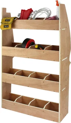 Obrázek produktu pro Monster Racking Citroën Berlingo II SWB – vybavení vozidel, přestavba vozidel, dodávky, regály, dílenské vozíky, dodávky, dílenské regály, regály do aut, regálové systémy, regály do vozidel – rozměry 67,5 cm x 116 cm x 28,5 cm