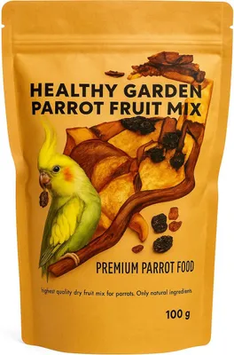 Zdjęcie produktu dla Premium Parrot Food - Healthy Garden Fruit Mix - dla wszystkich papug 100g